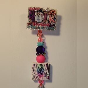 Hairstylist Badge Reel